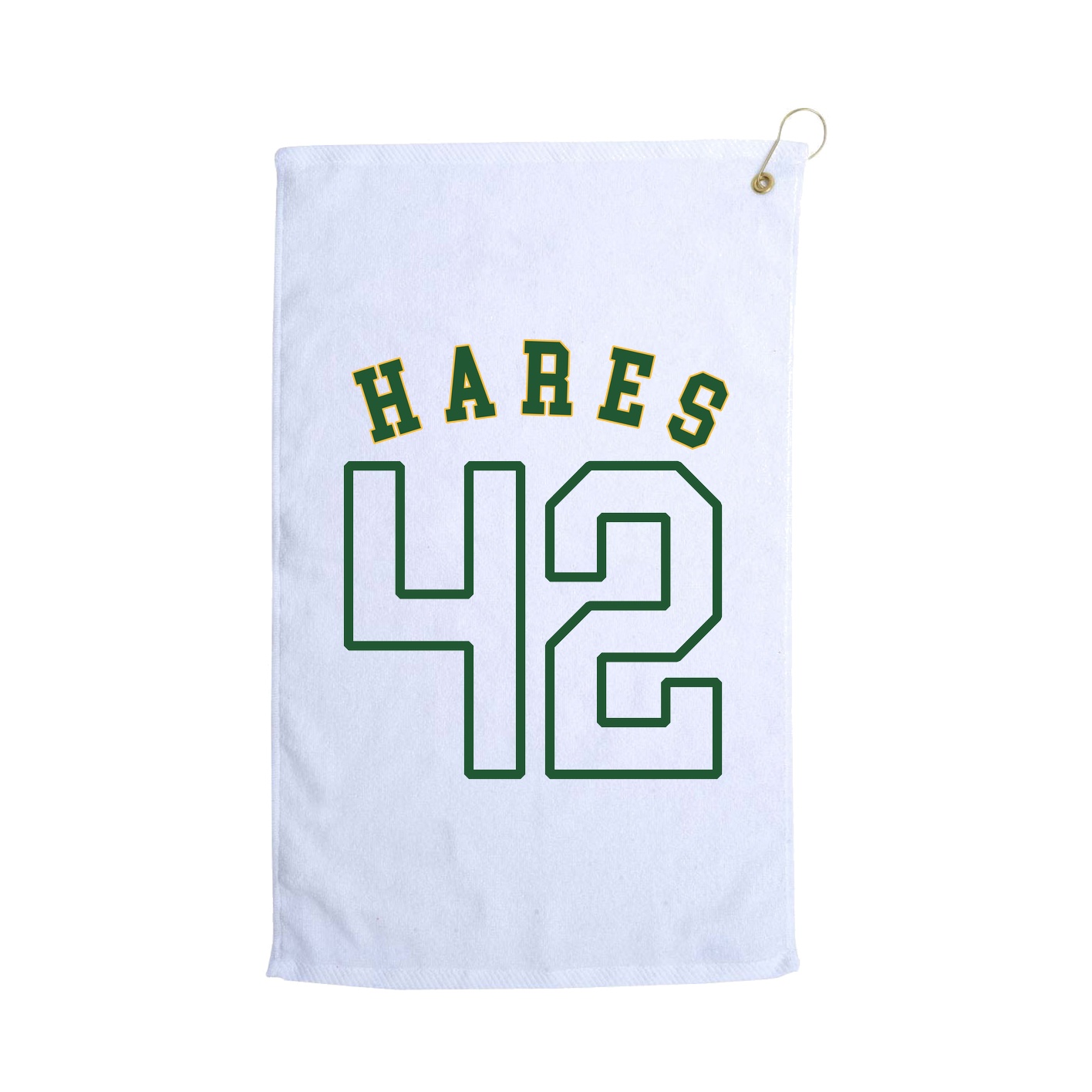 Golf Towel — Shirsey Arch in White