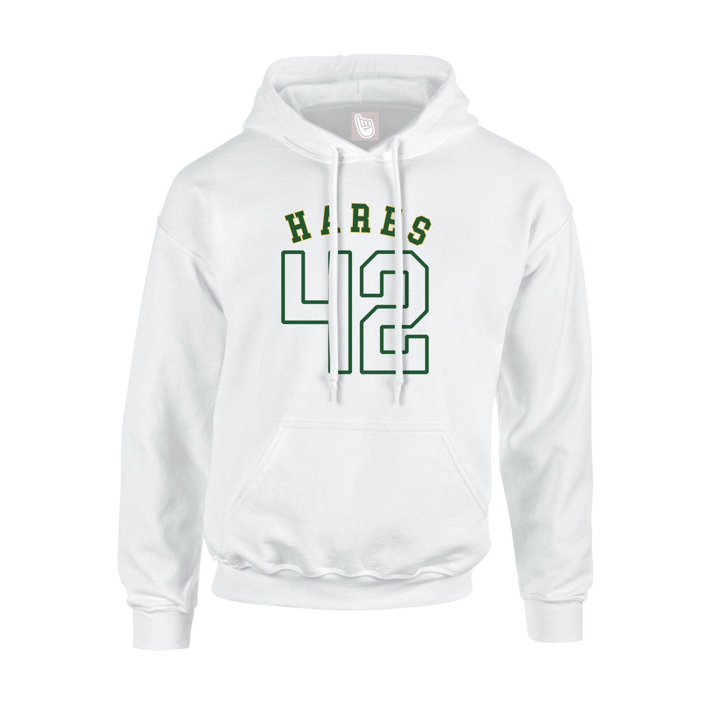 Hoodie — Shirsey Arch in White
