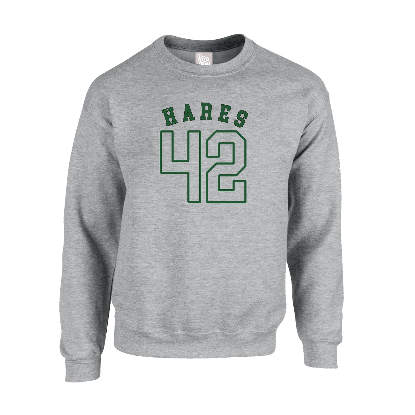 Fleece Crew — Shirsey Arch in Grey