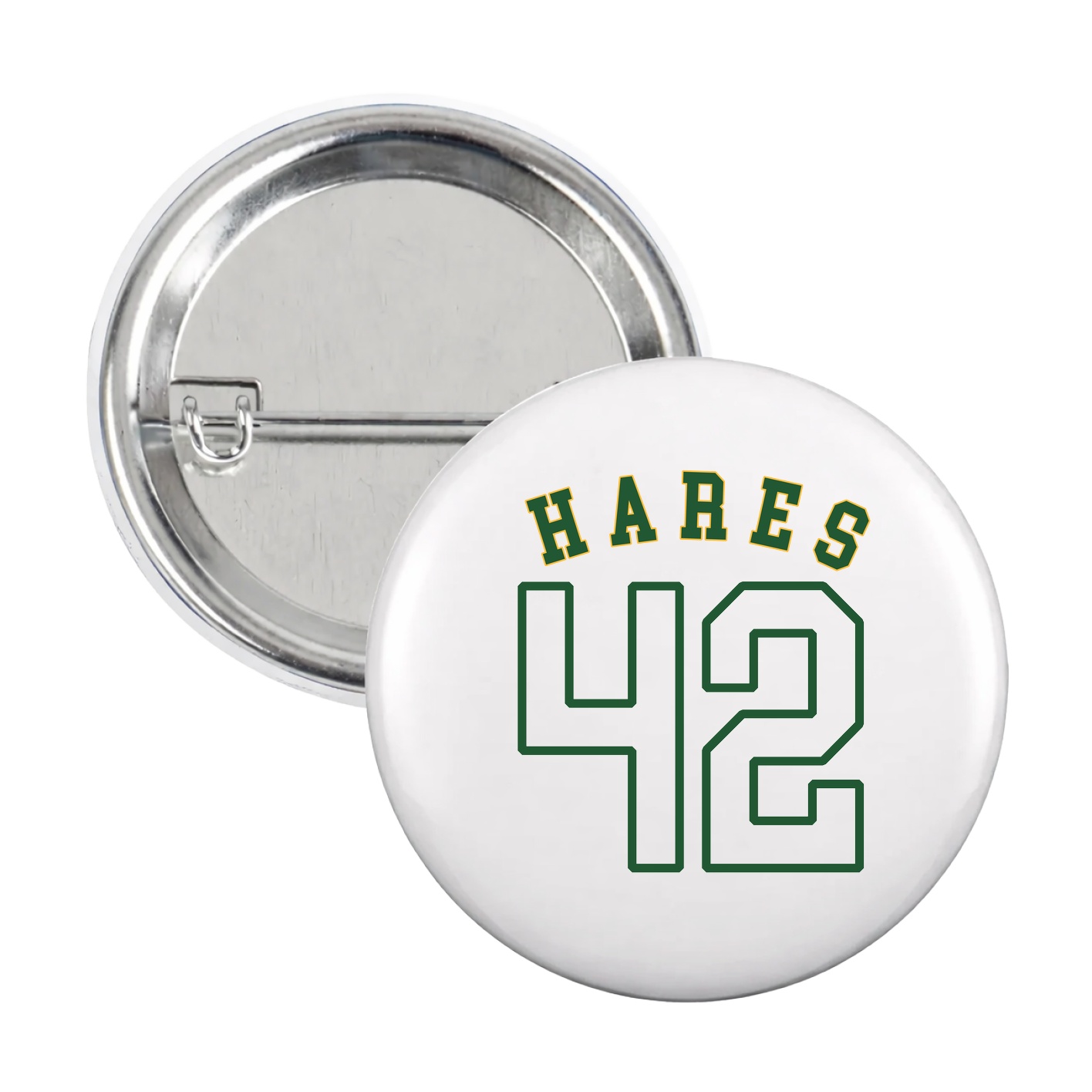 Game Day Button — Shirsey Arch in White