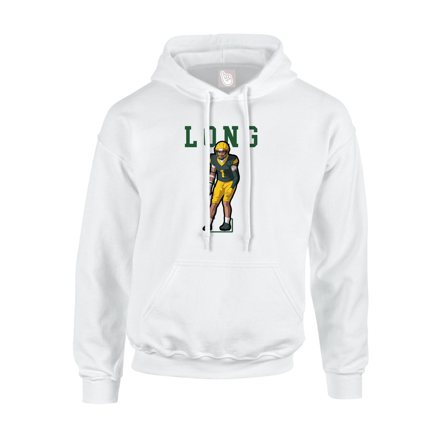 Hoodie — Shirsey in White