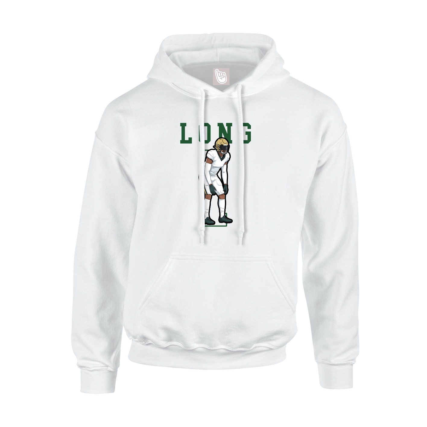 Hoodie — Shirsey in White