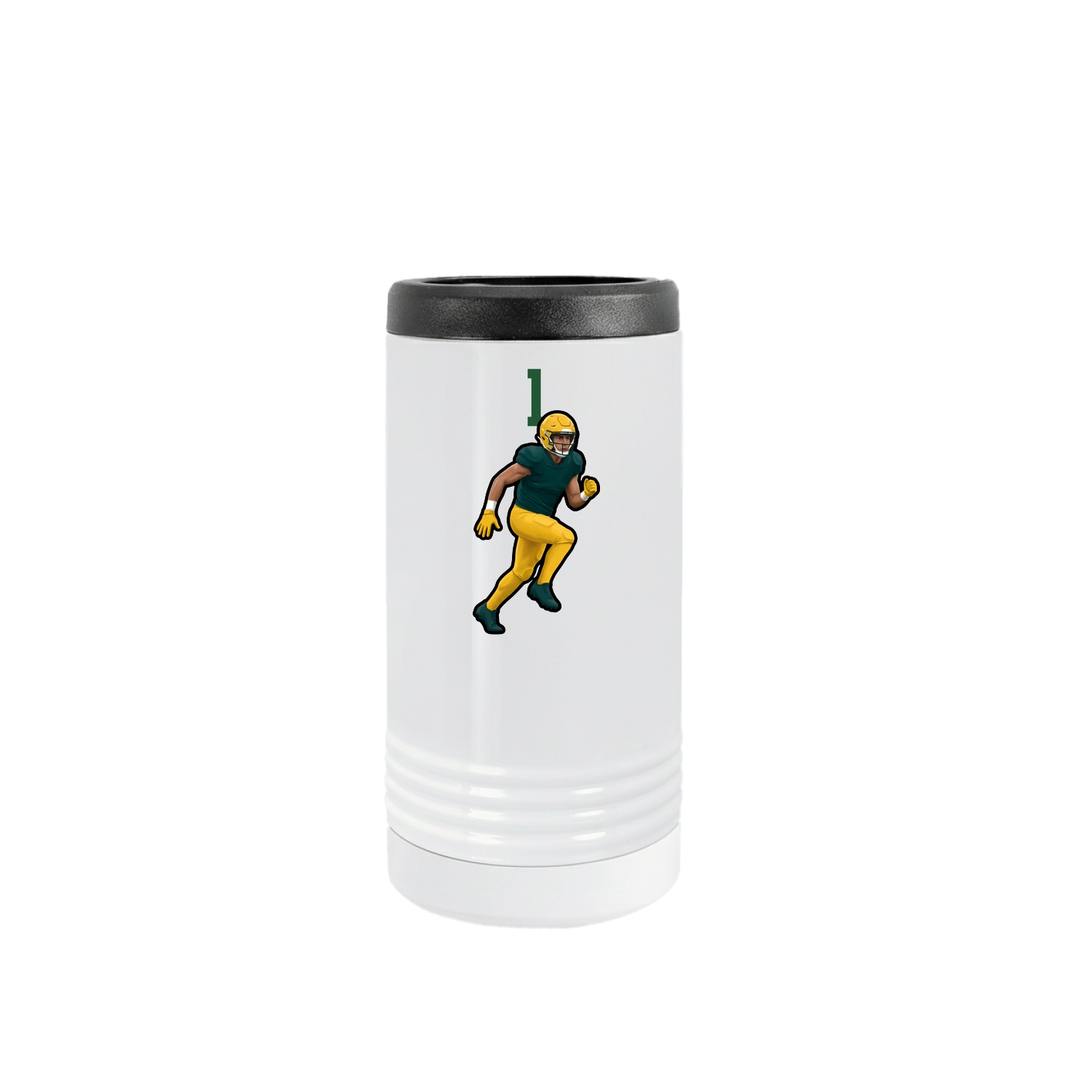 Slim Beverage Holder — Number Top in White
