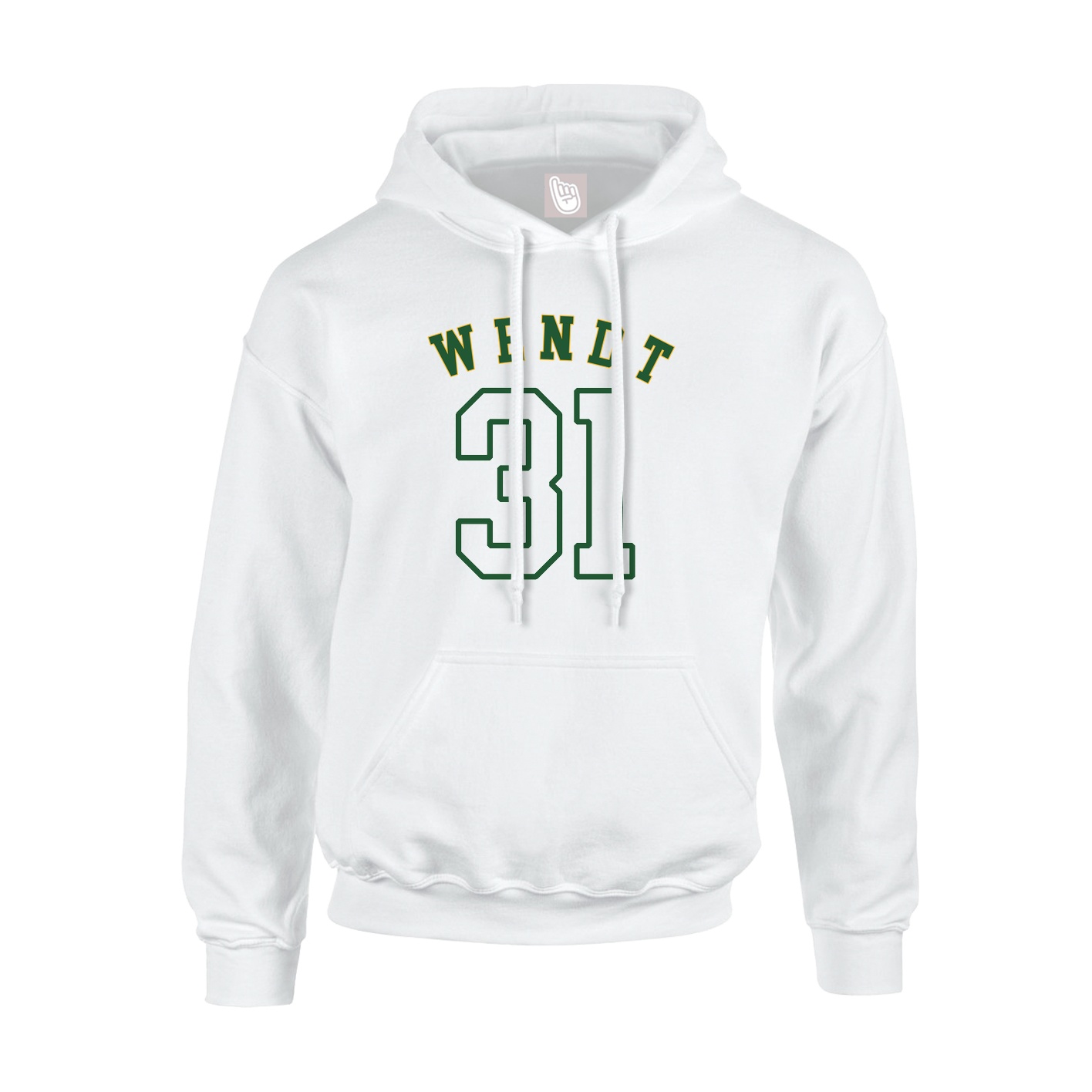 Hoodie — Shirsey Arch in White