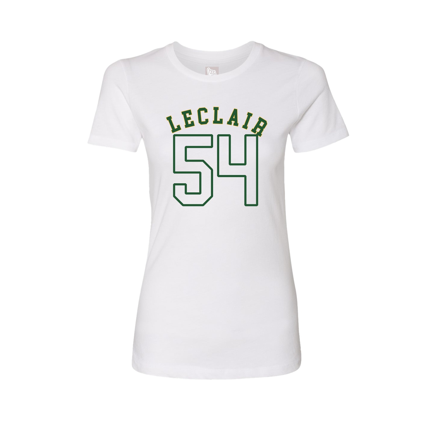Fitted Women's Tee — Shirsey Arch in White