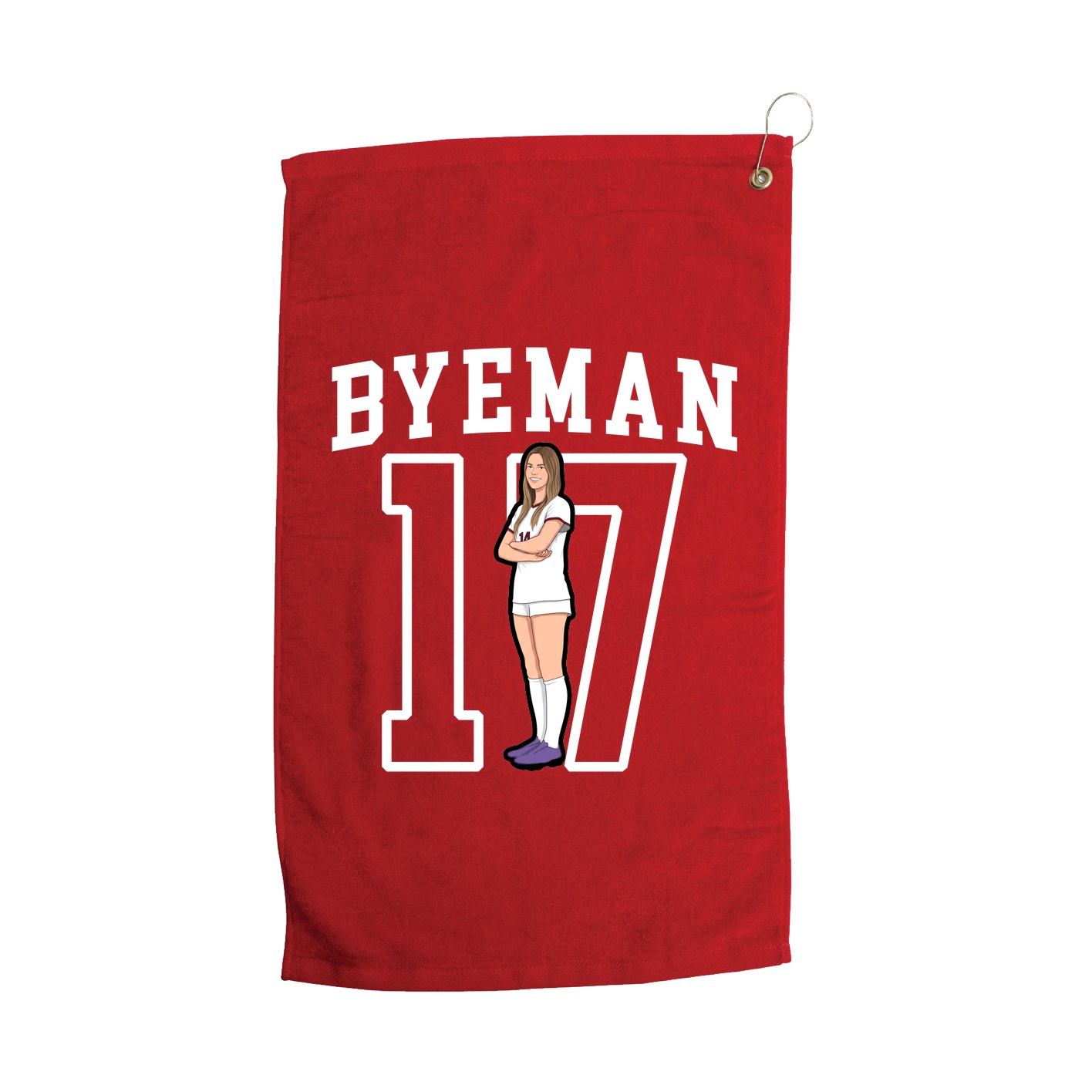 Golf Towel — Shirsey in Red