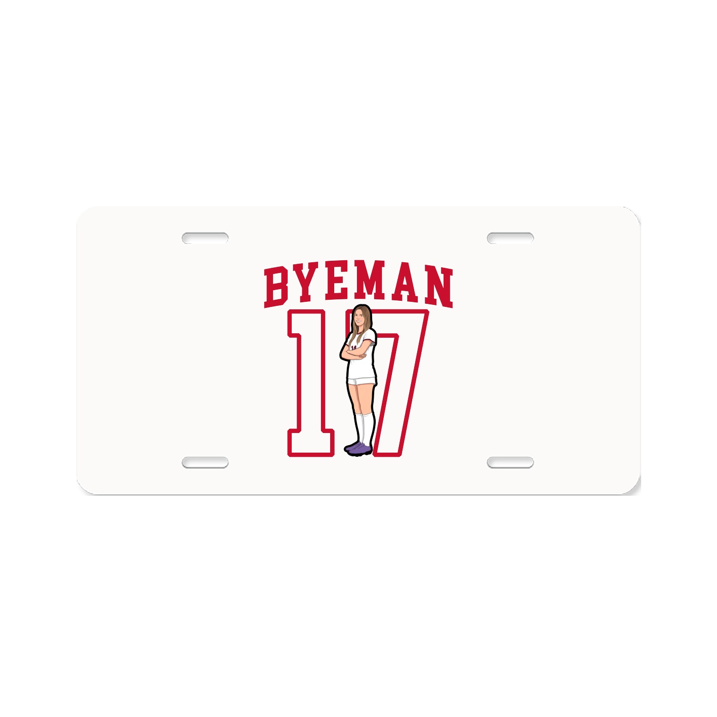 License Plate — Shirsey in Classic