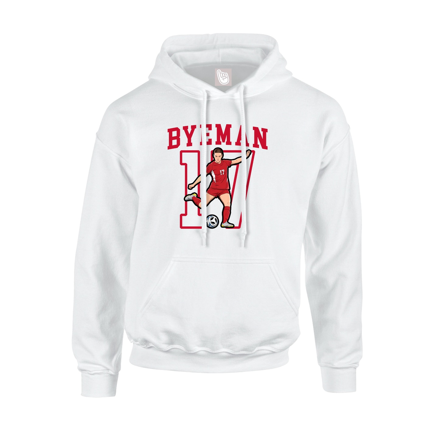 Youth Hoodie — Shirsey in White