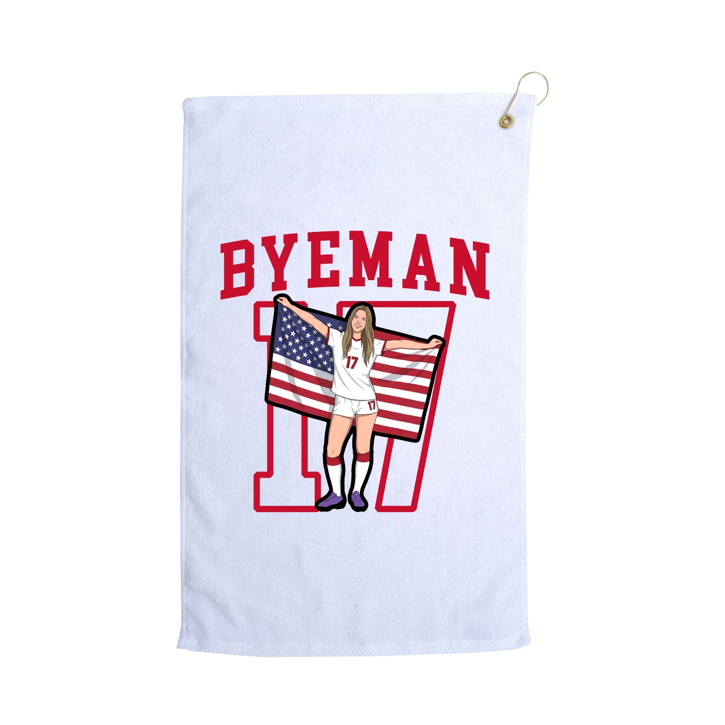 Golf Towel — Shirsey in White