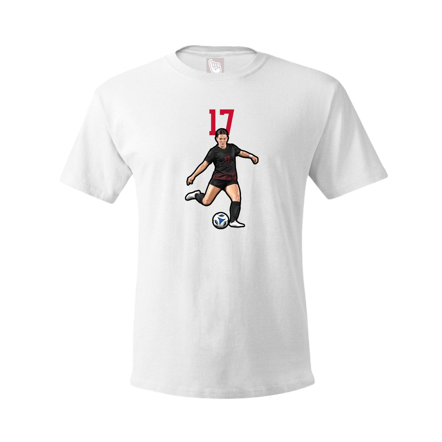 Tee — Number Top in White