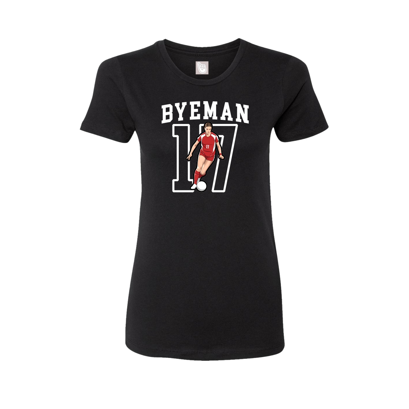 Fitted Women's Tee — Shirsey in Black