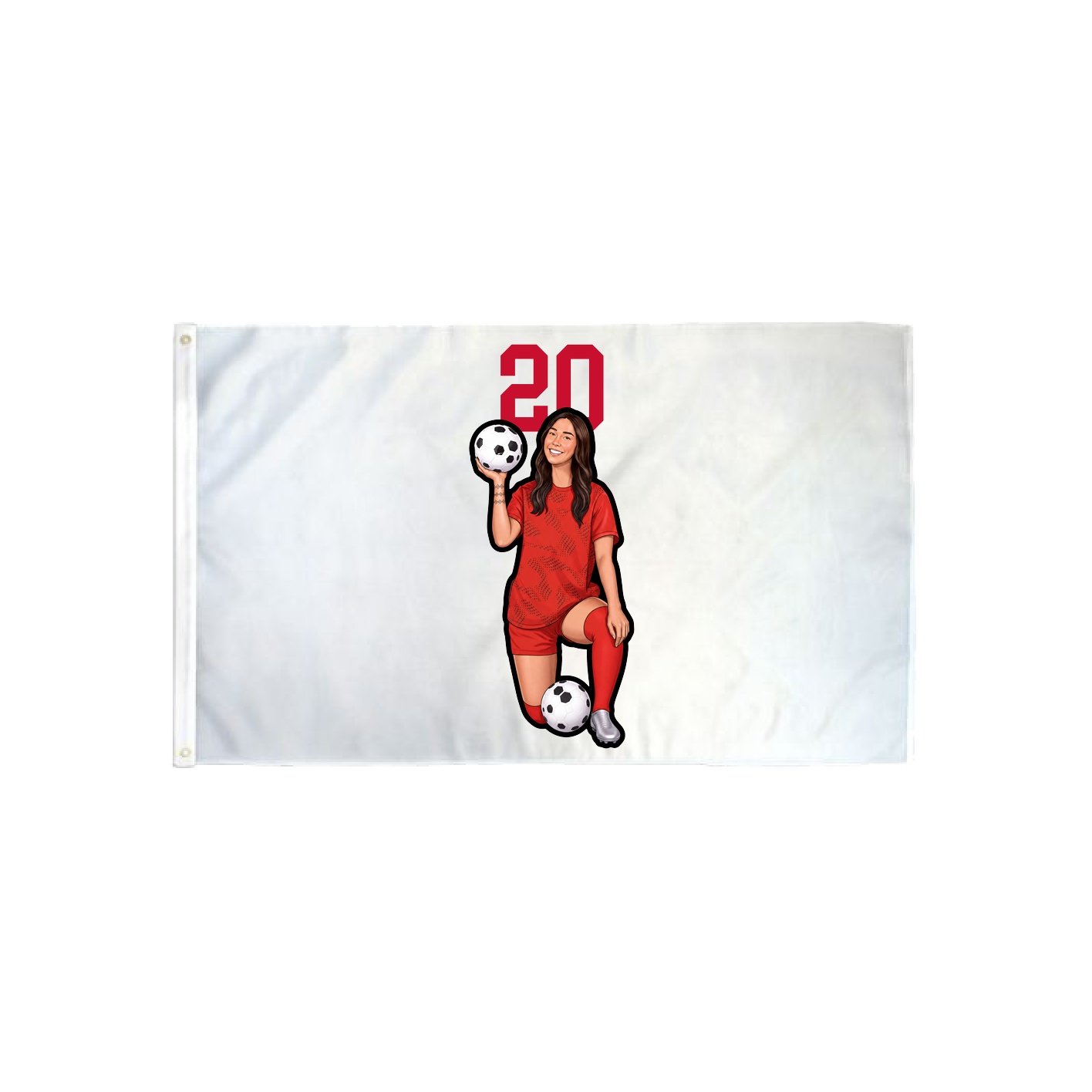 3x5 Flag — Number Top in Classic