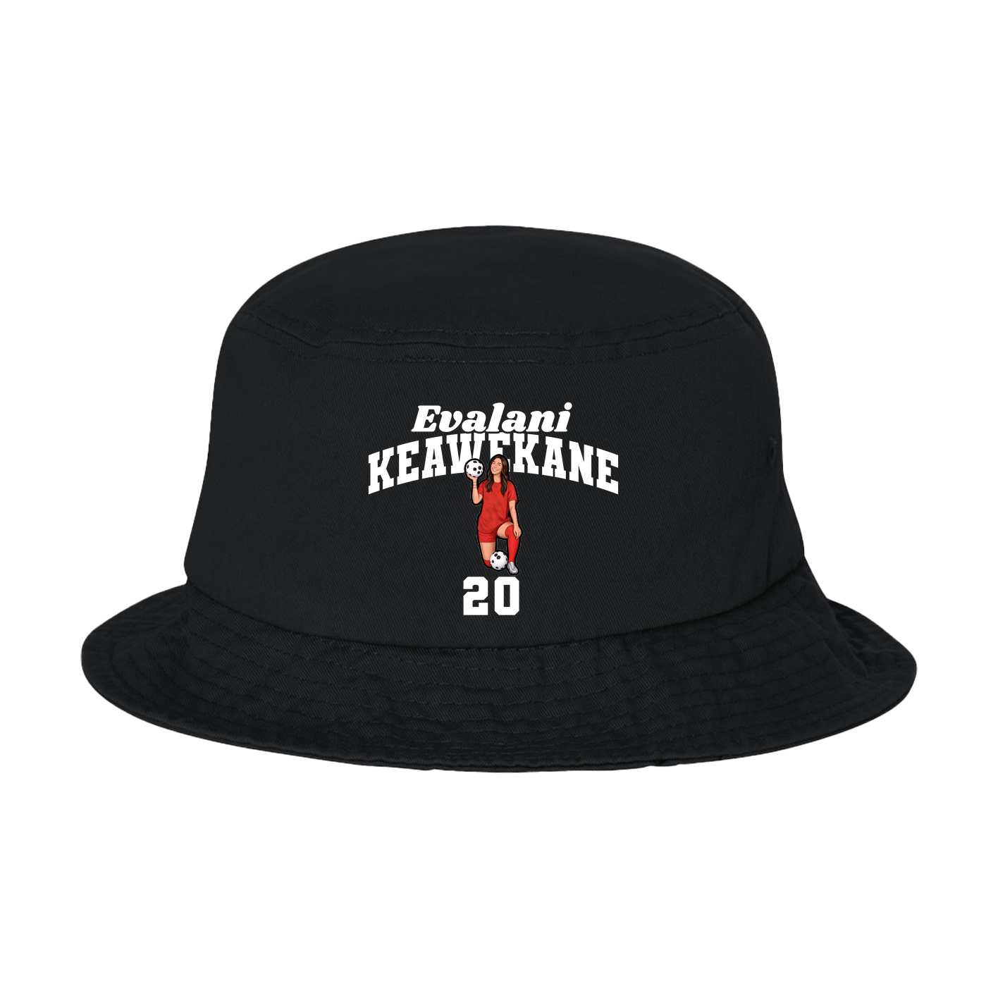 Bucket Cap — Signature Arch in Black