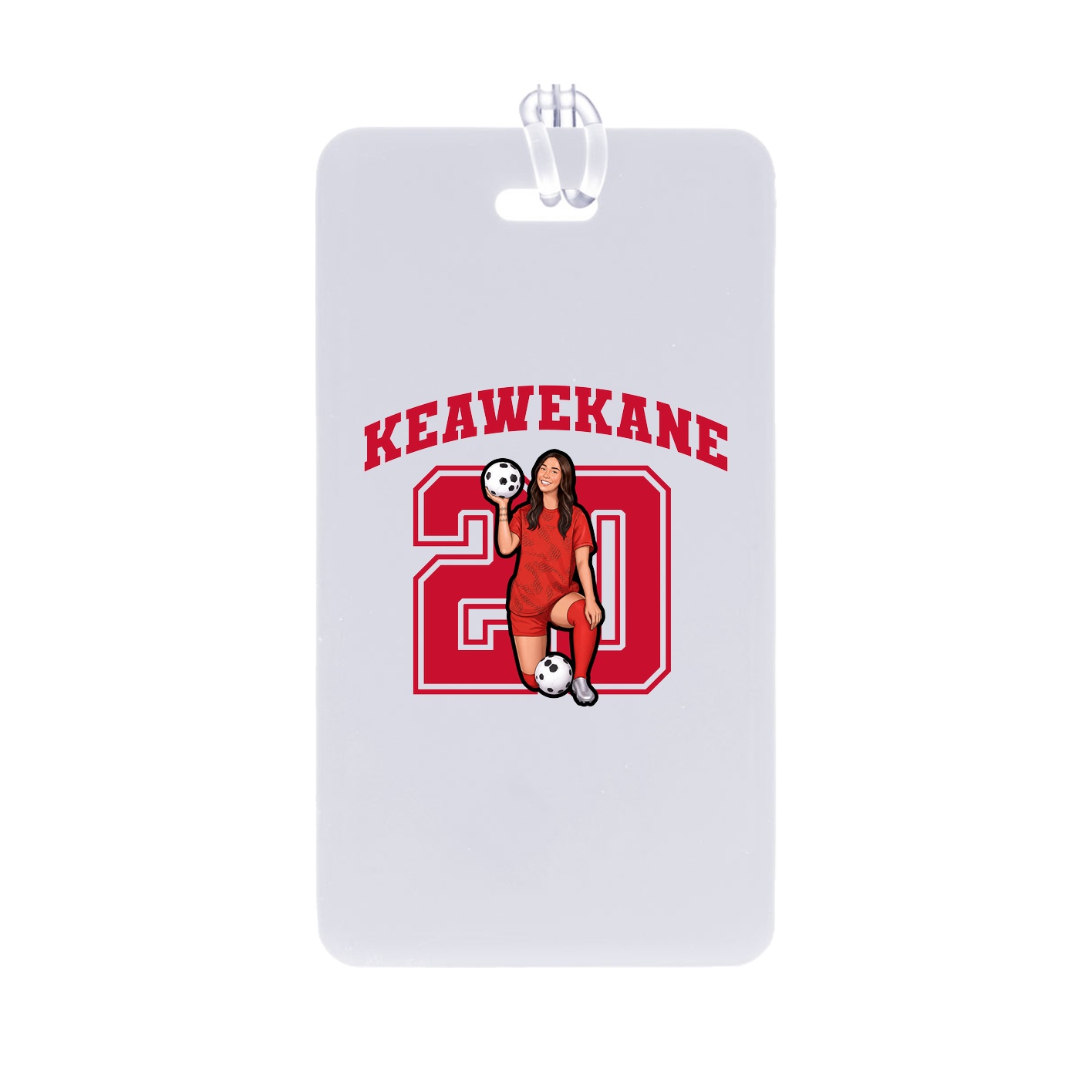 Bag Tag — Number in Classic