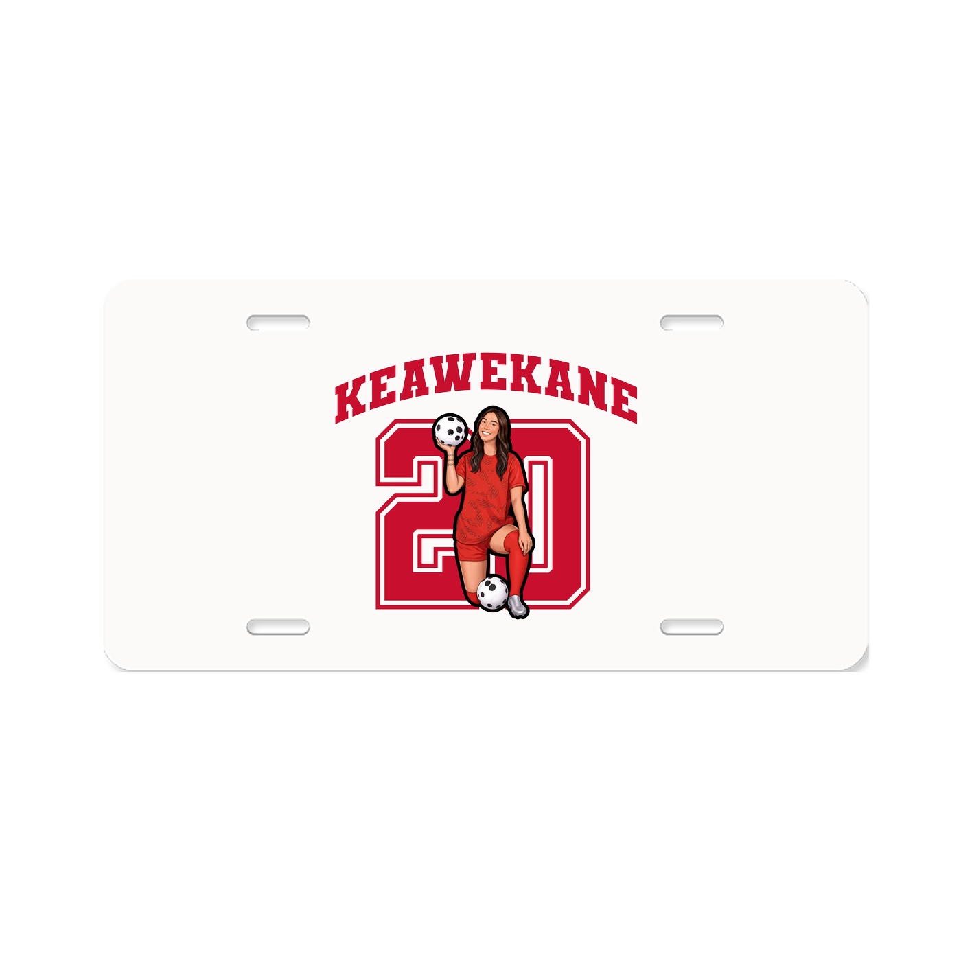 License Plate — Number in Classic