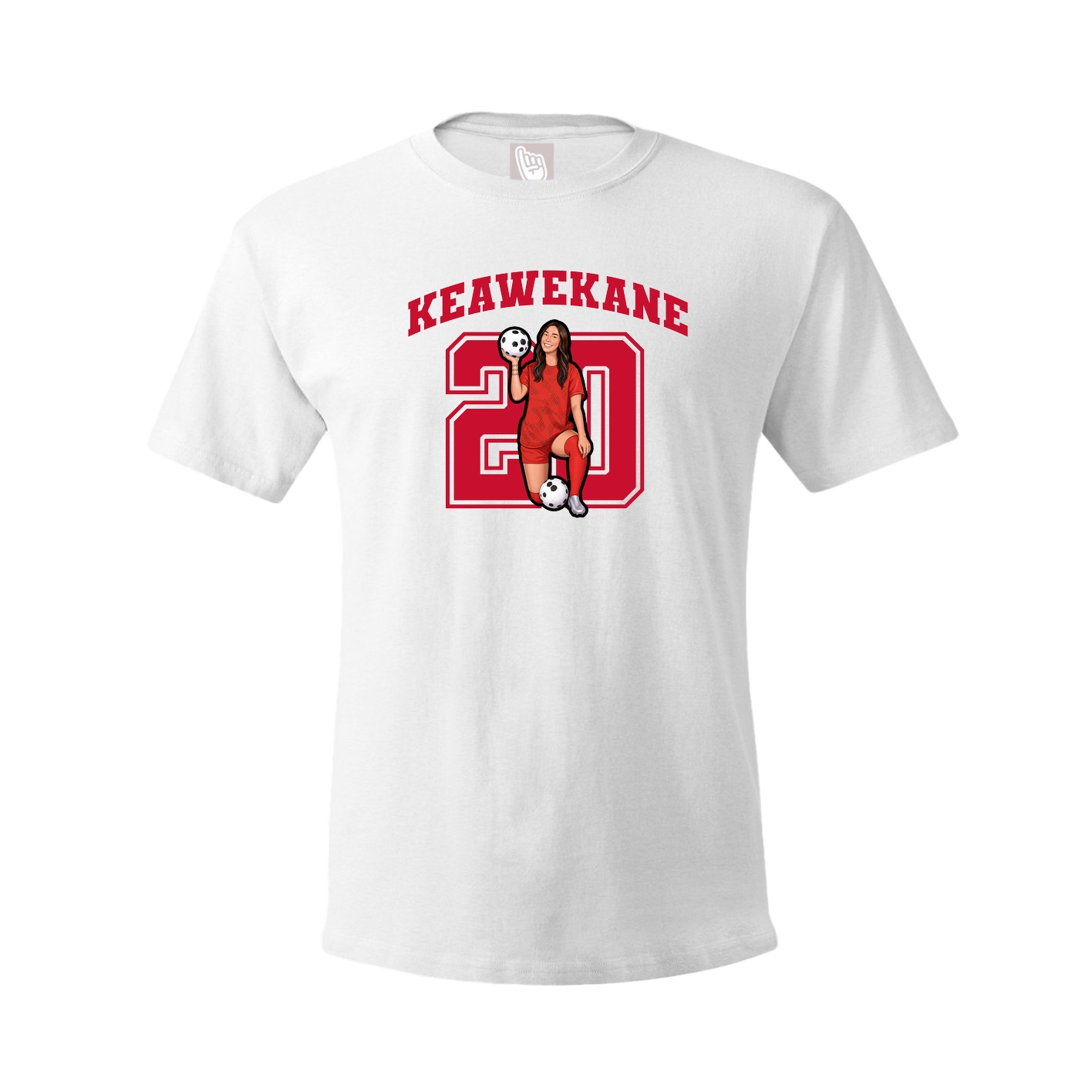 Tee — Number in White