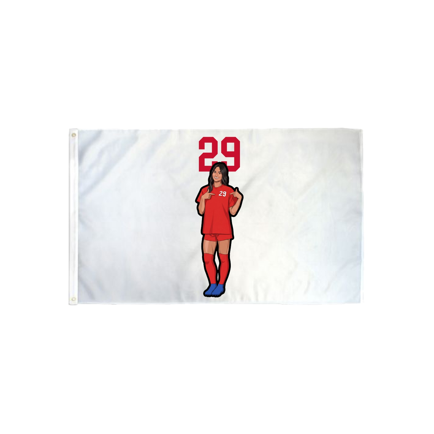 3x5 Flag — Number Top in Classic