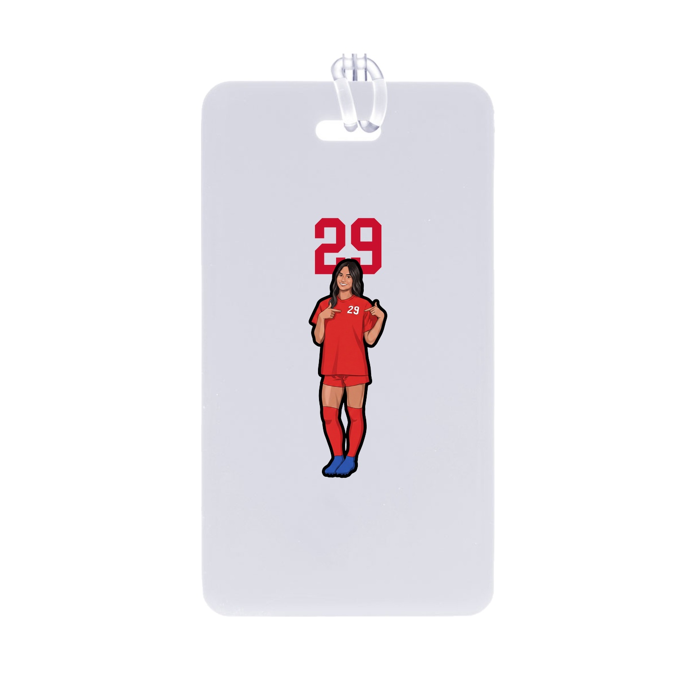 Bag Tag — Number Top in Classic