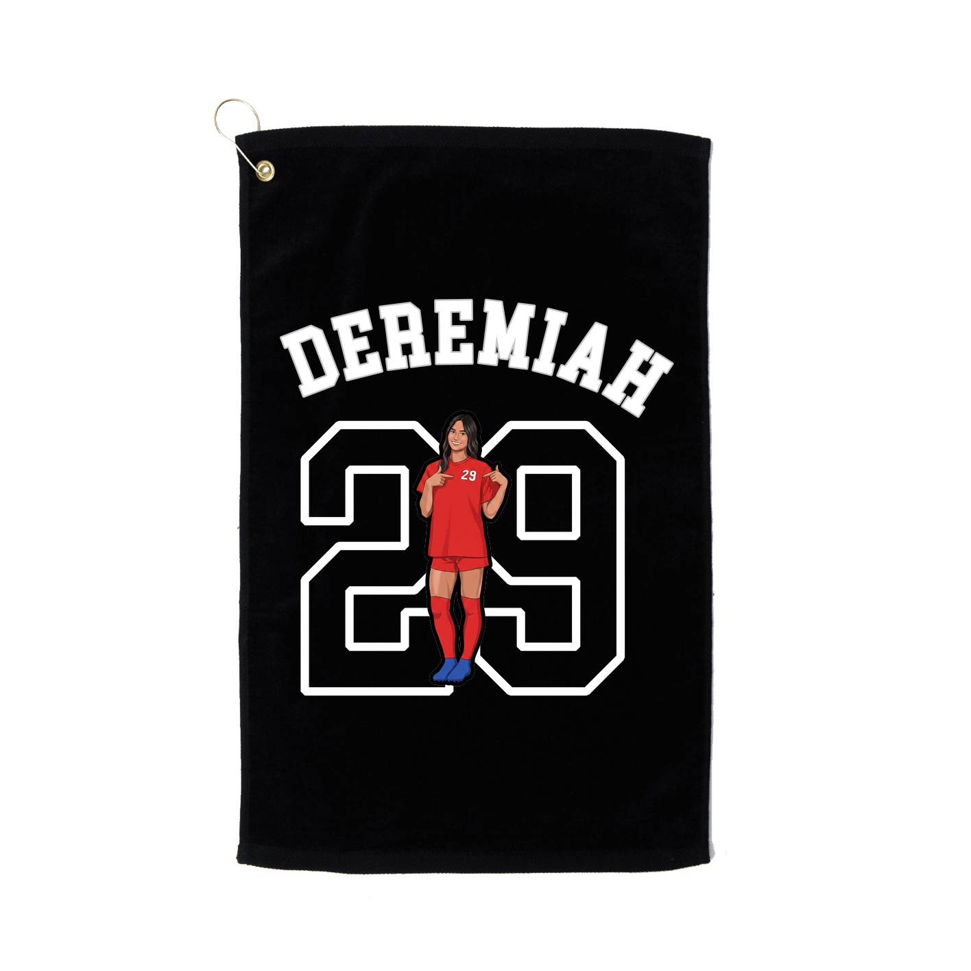 Golf Towel — Shirsey Arch in Black