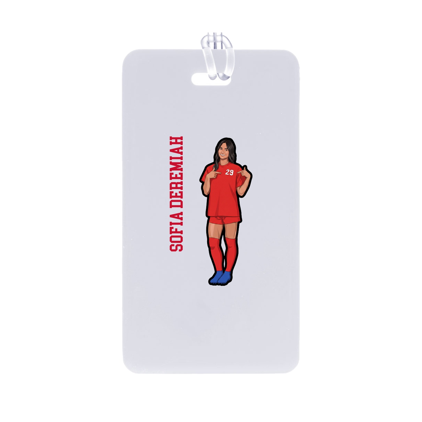Bag Tag — Name Vertical in Classic