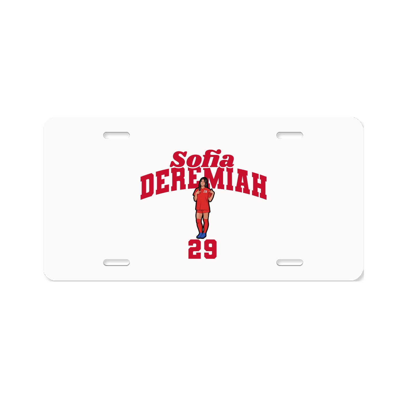License Plate — Signature Arch in Classic