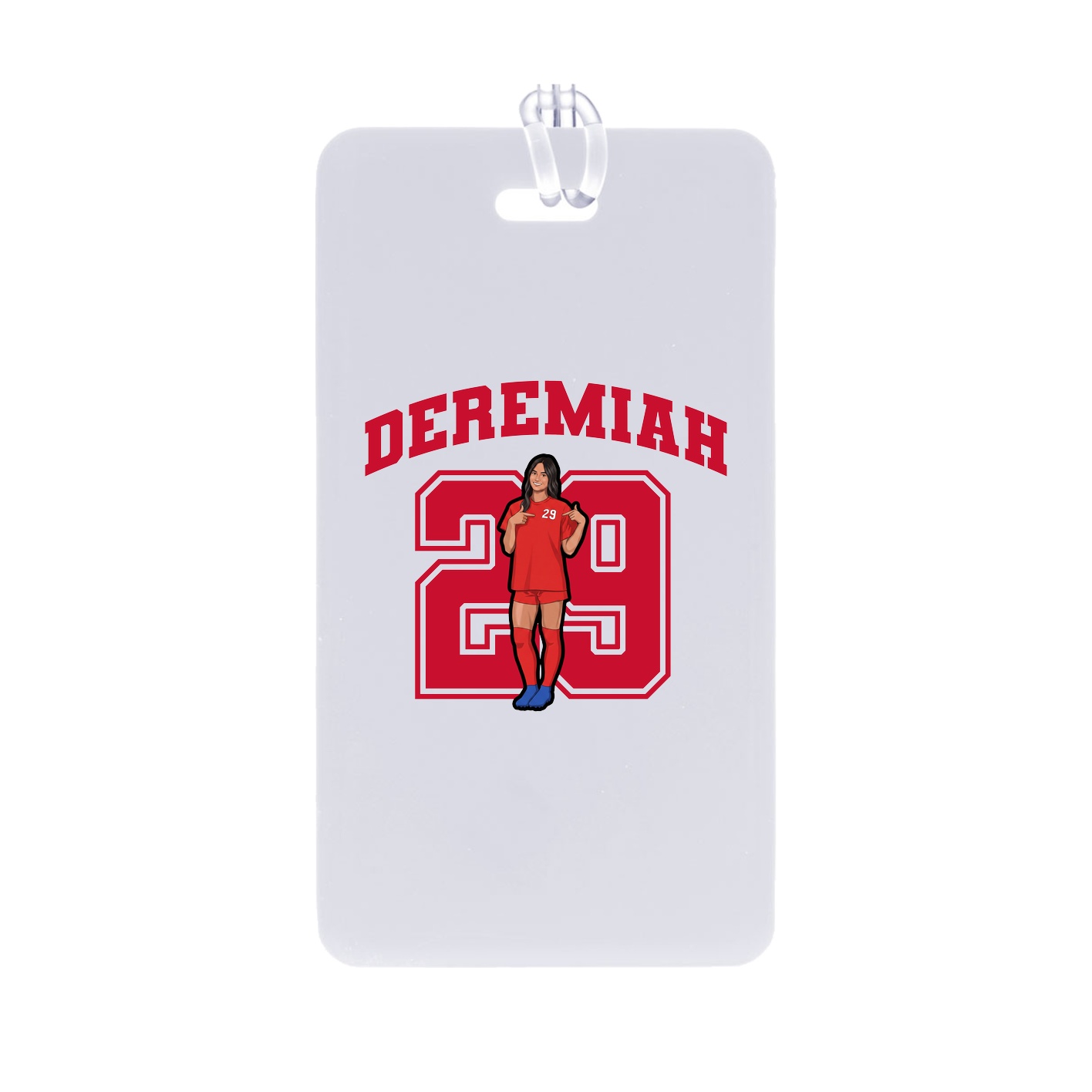 Bag Tag — Number in Classic