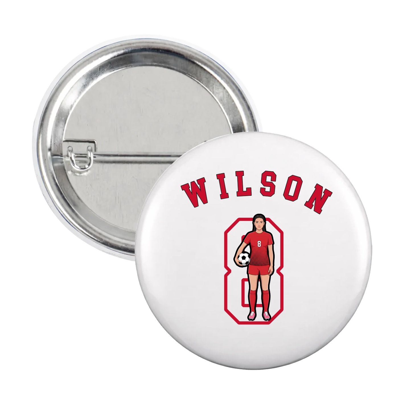 Game Day Button — Shirsey Arch in White