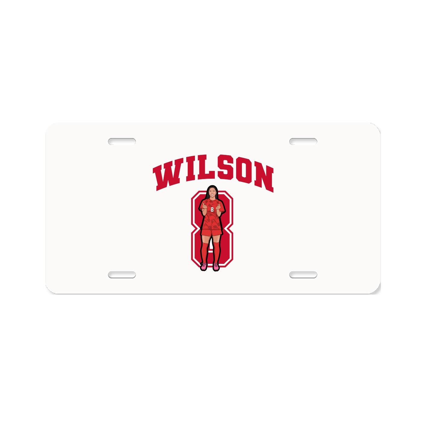License Plate — Number in Classic
