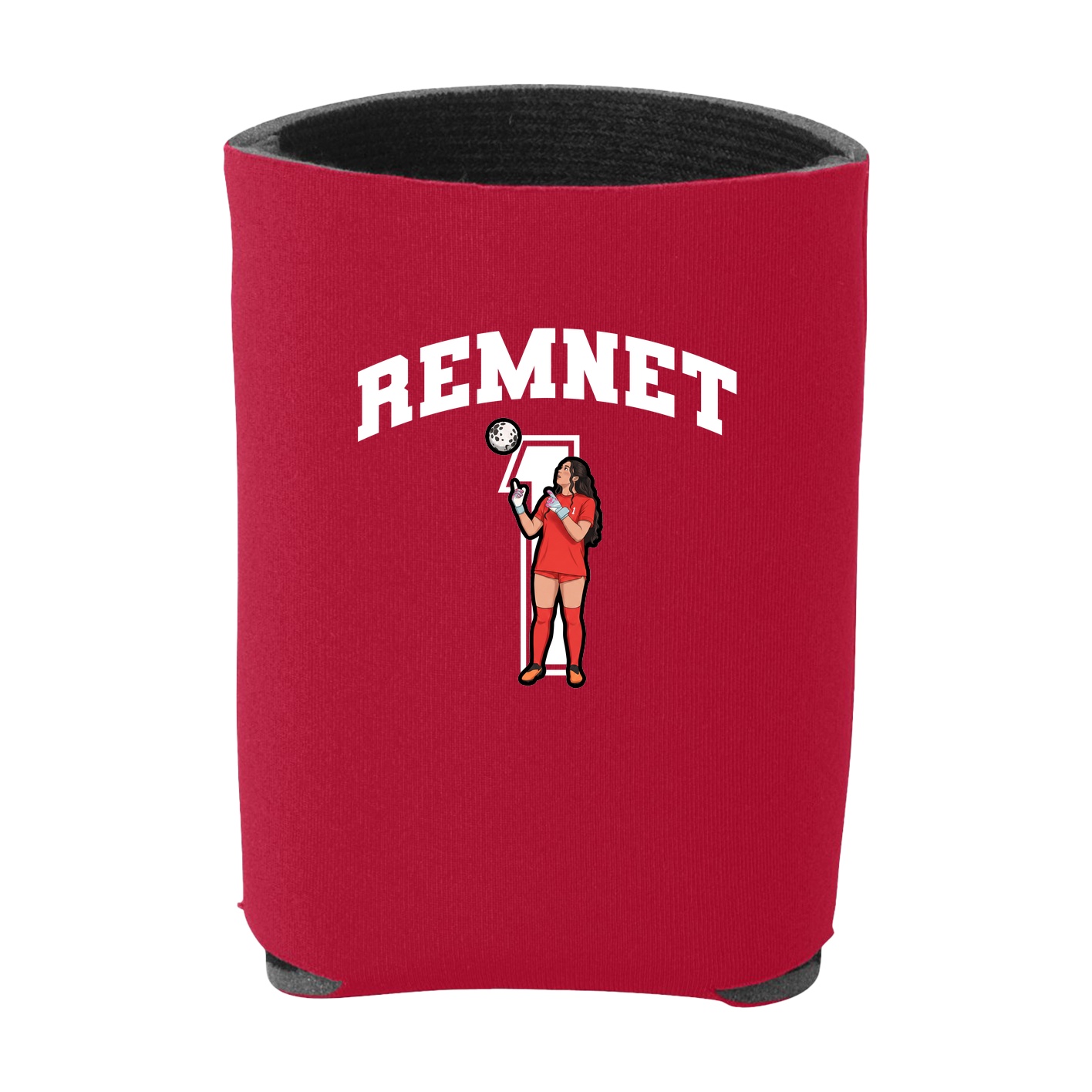Can Holder — Number in Red