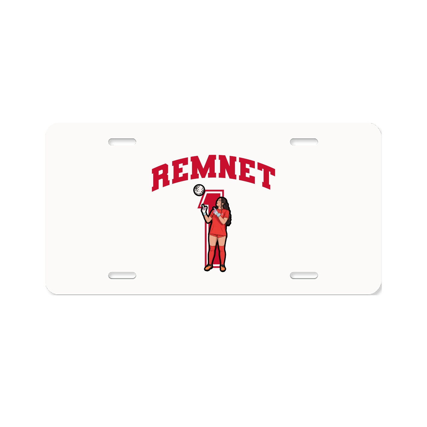 License Plate — Number in Classic