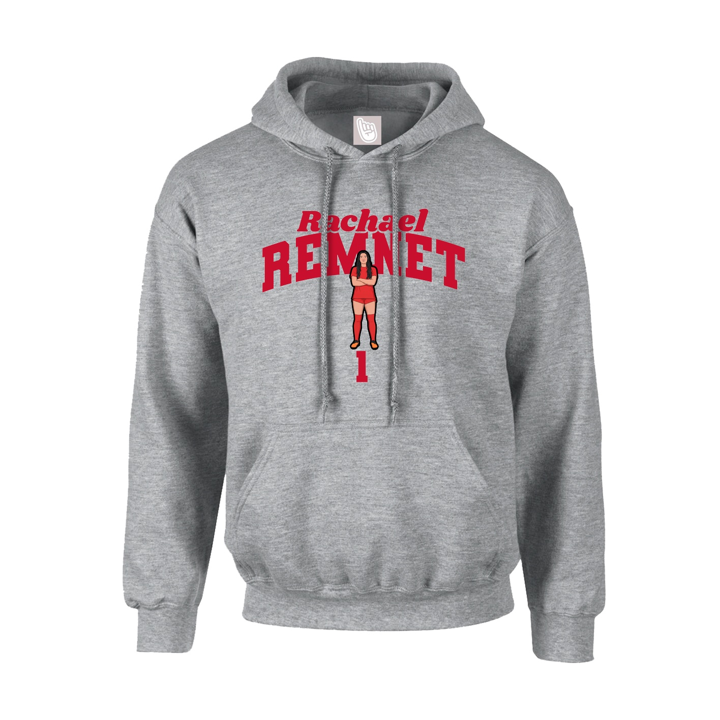 Hoodie — Signature Arch in Grey