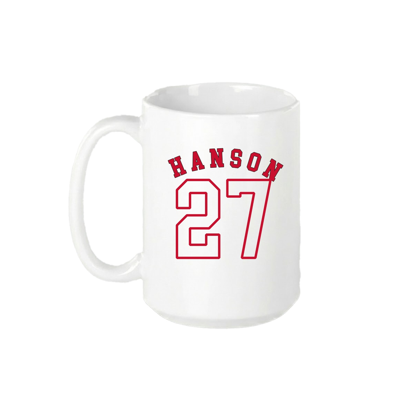 15oz Coffee Mug — Shirsey Arch in White