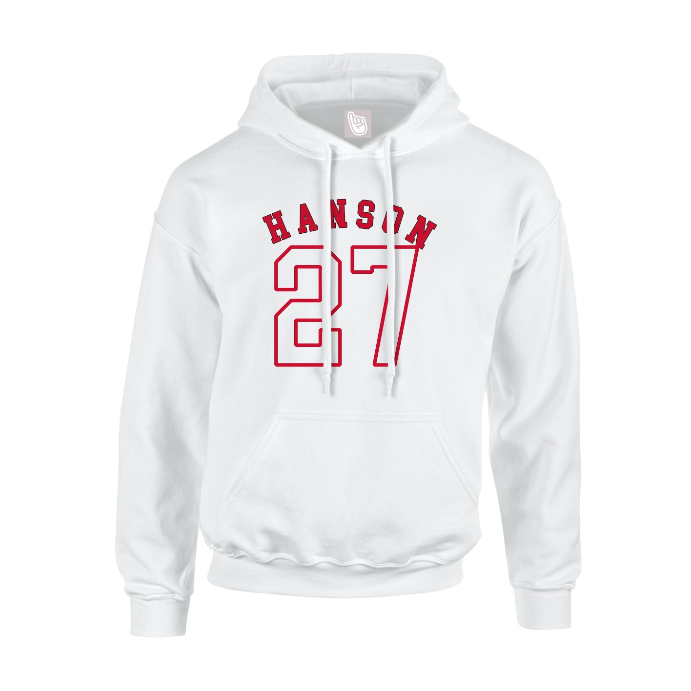 Hoodie — Shirsey Arch in White