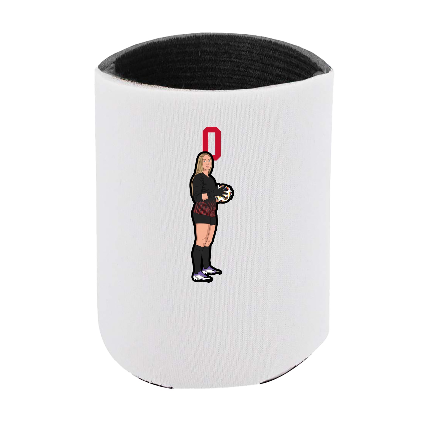 Can Holder — Number Top in White