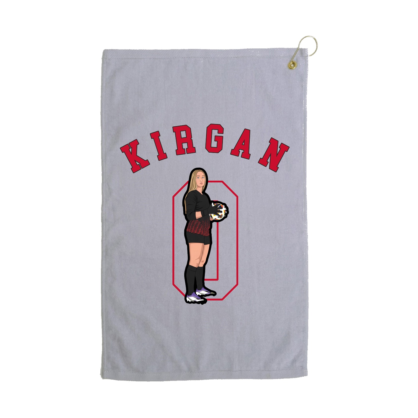 Golf Towel — Shirsey Arch in Grey