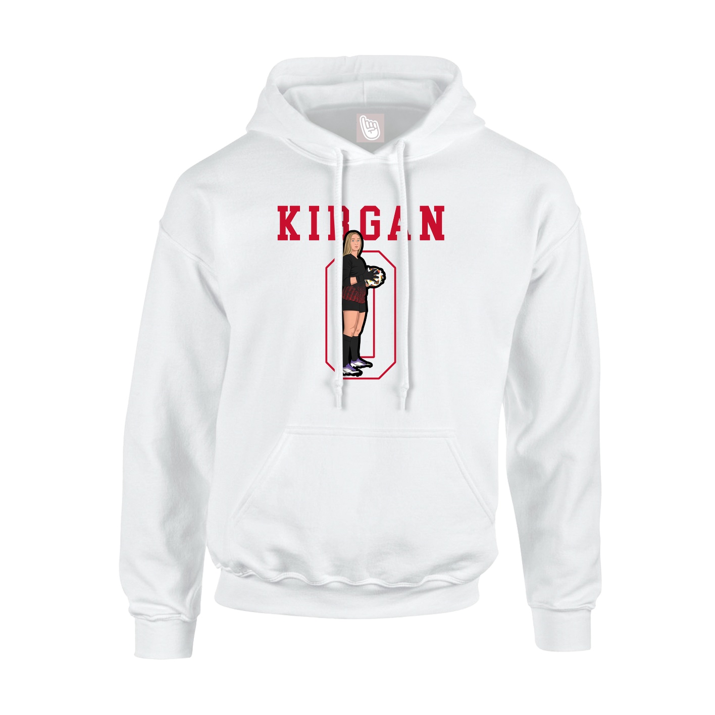 Youth Hoodie — Shirsey in White