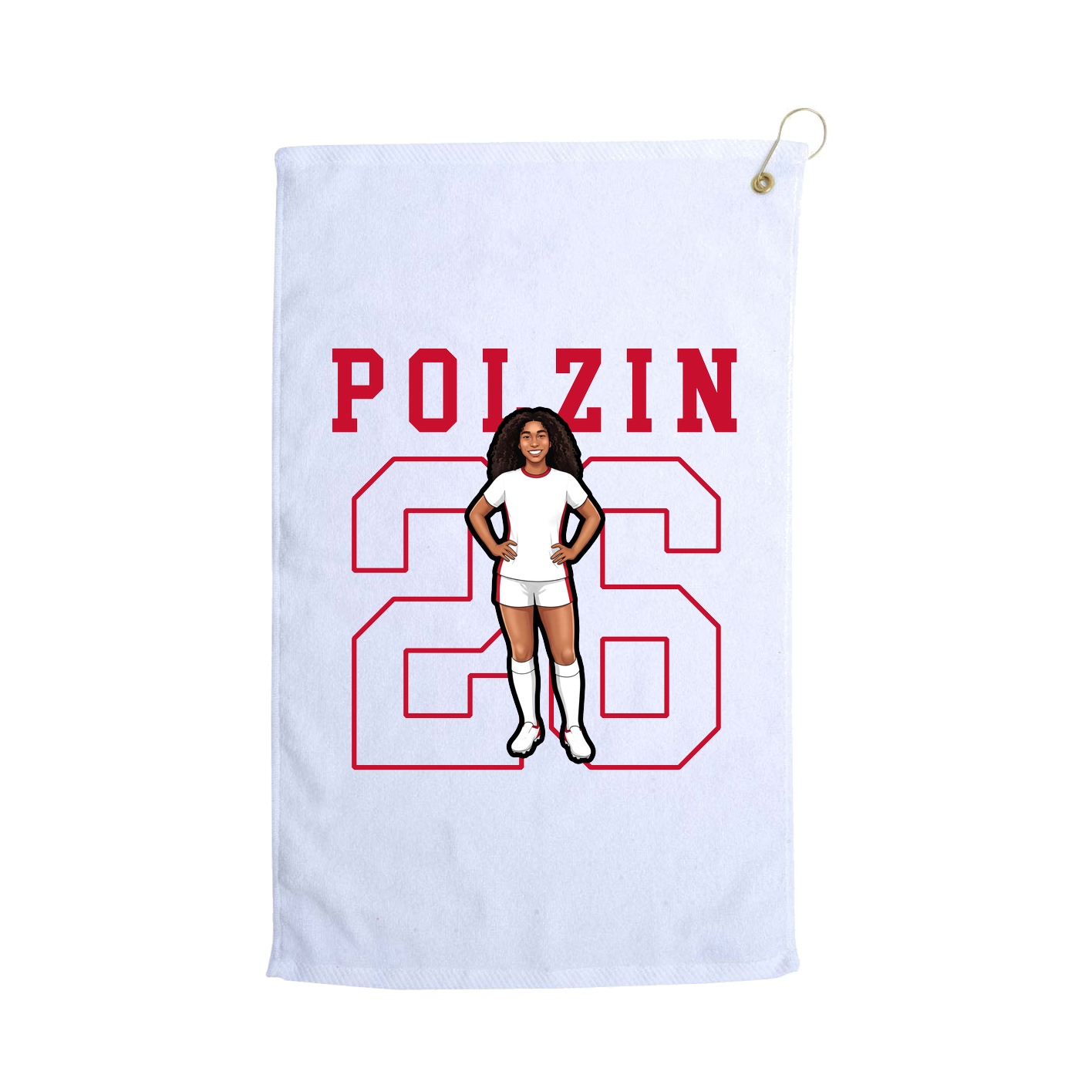 Golf Towel — Shirsey in White
