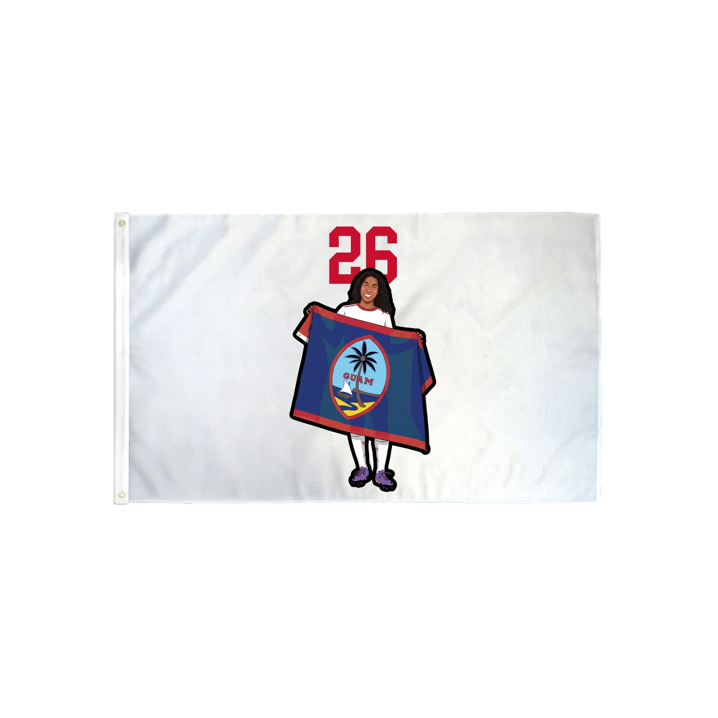 3x5 Flag — Number Top in Classic