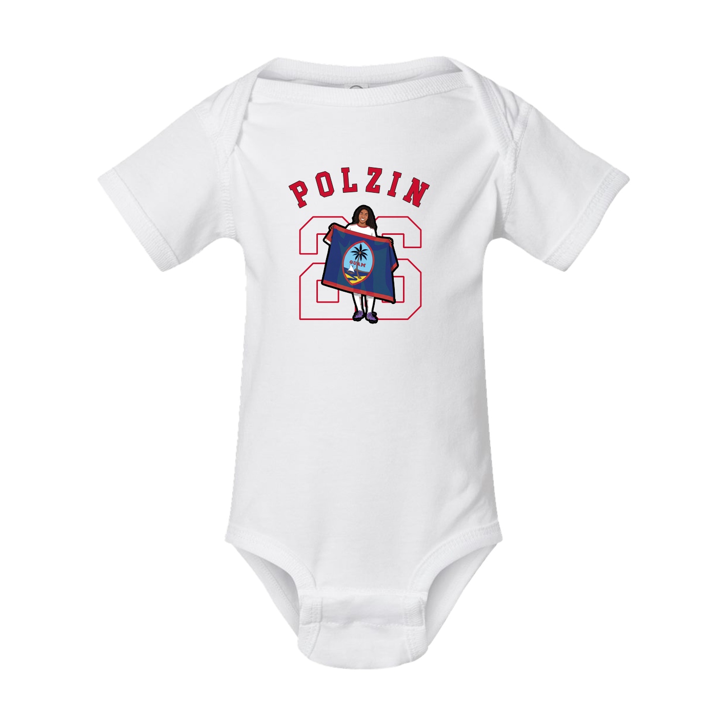 Baby Onesie — Shirsey Arch in White