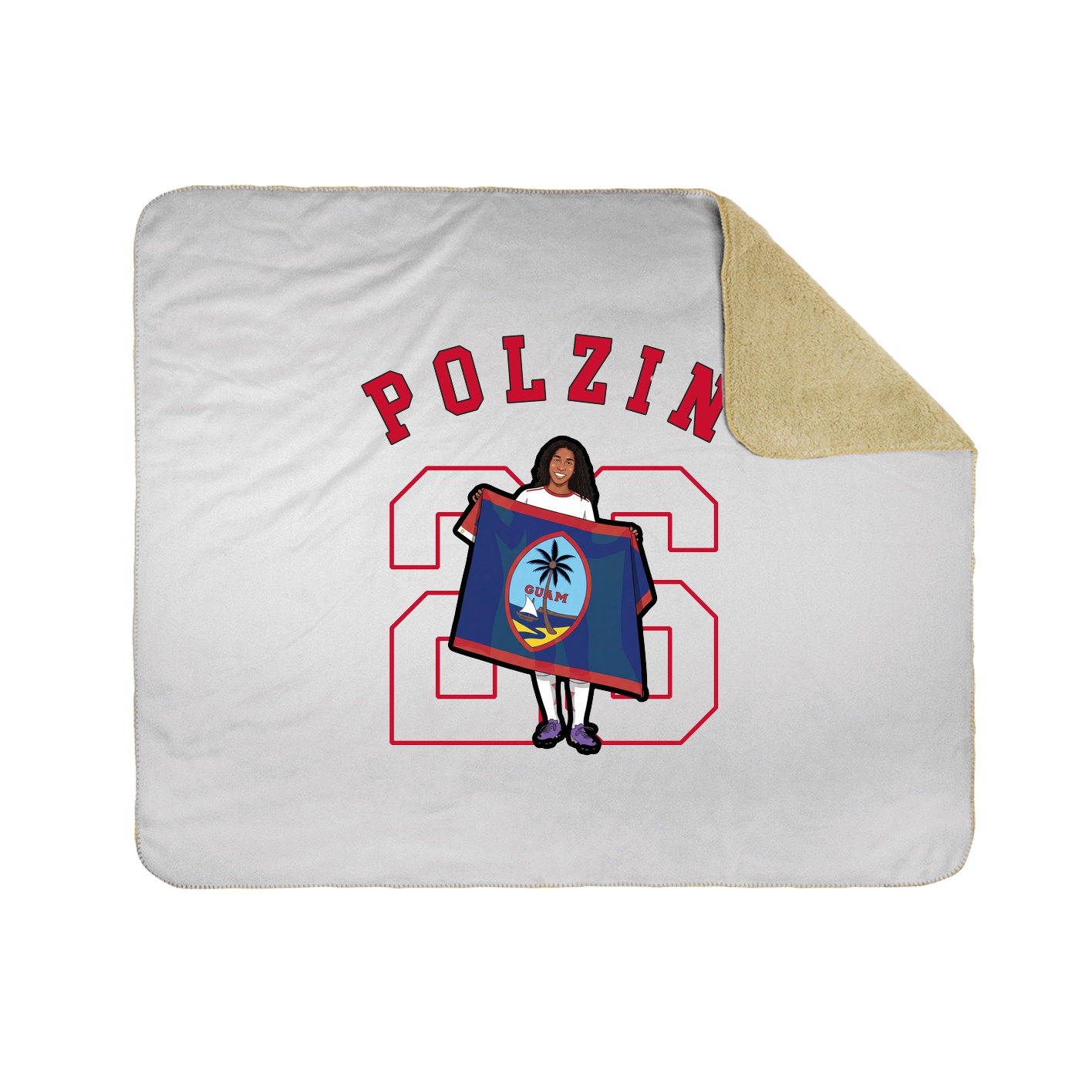 Throw Blanket — Shirsey Arch in White