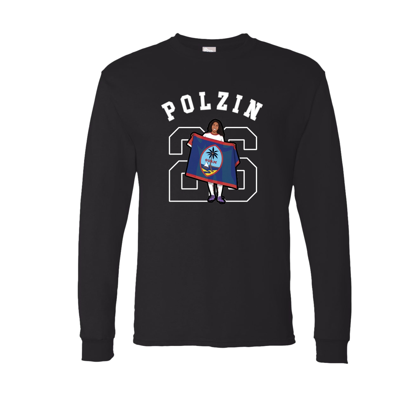 Long Sleeve Tee — Shirsey Arch in Black