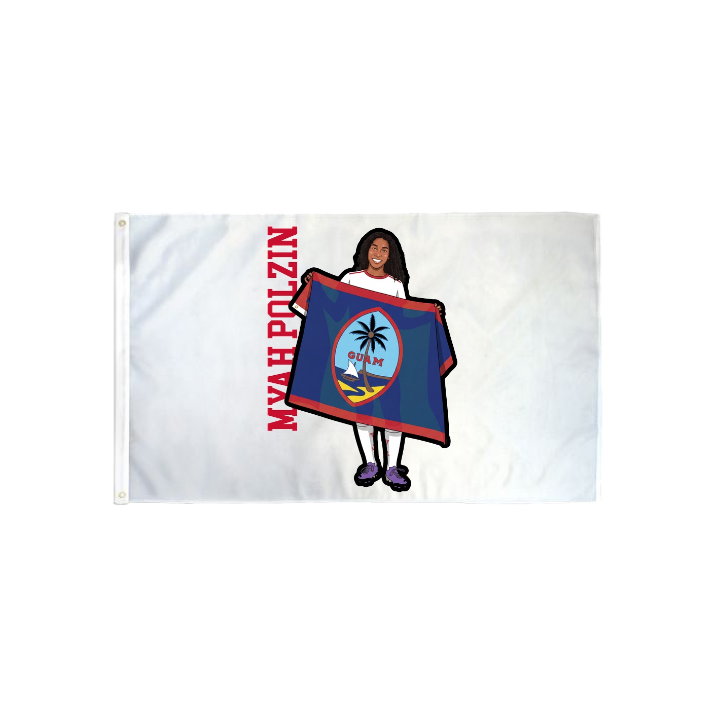 3x5 Flag — Name Vertical in Classic