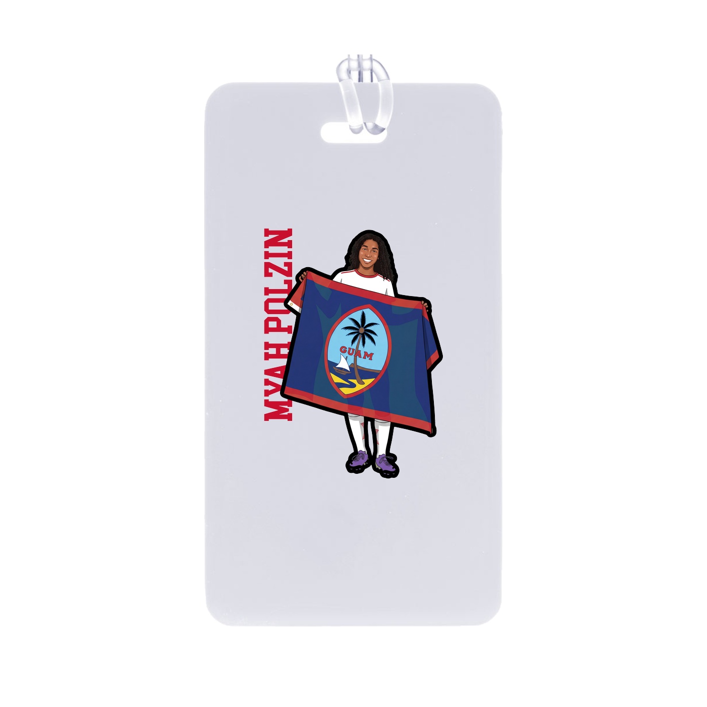 Bag Tag — Name Vertical in Classic