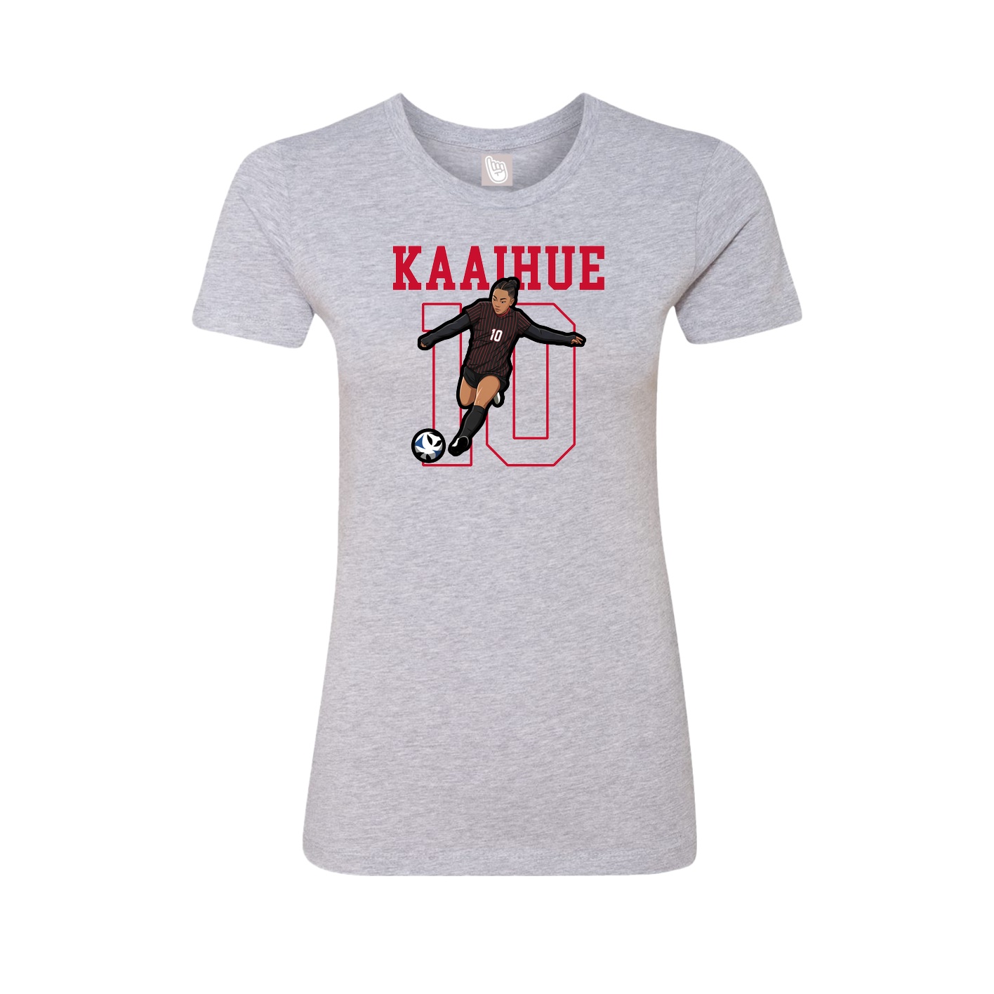Fitted Women's Tee — Shirsey in Grey