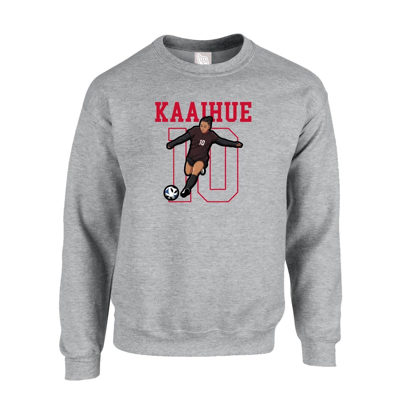 Fleece Crew — Shirsey in Grey
