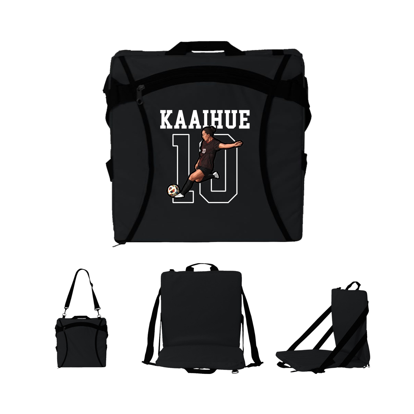 Folding Stadium Seat — Shirsey in Black