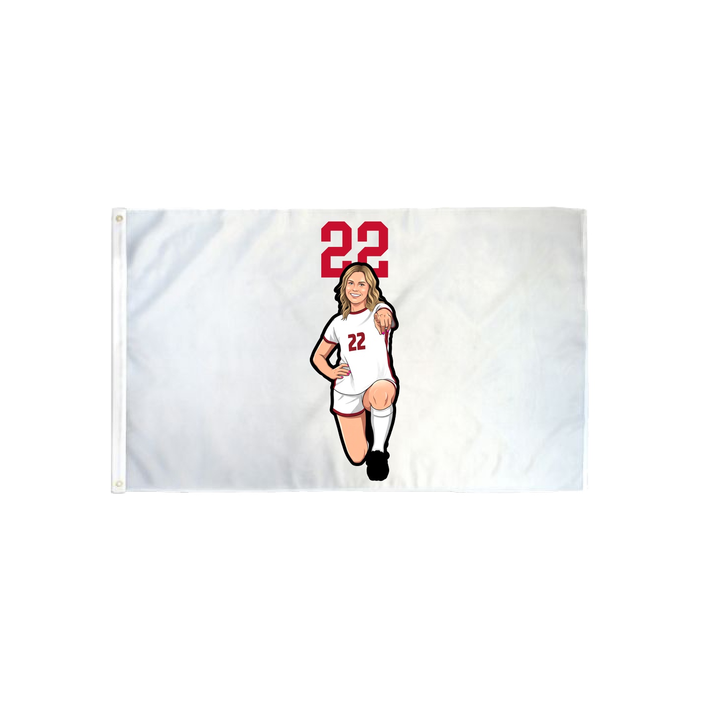 3x5 Flag — Number Top in Classic
