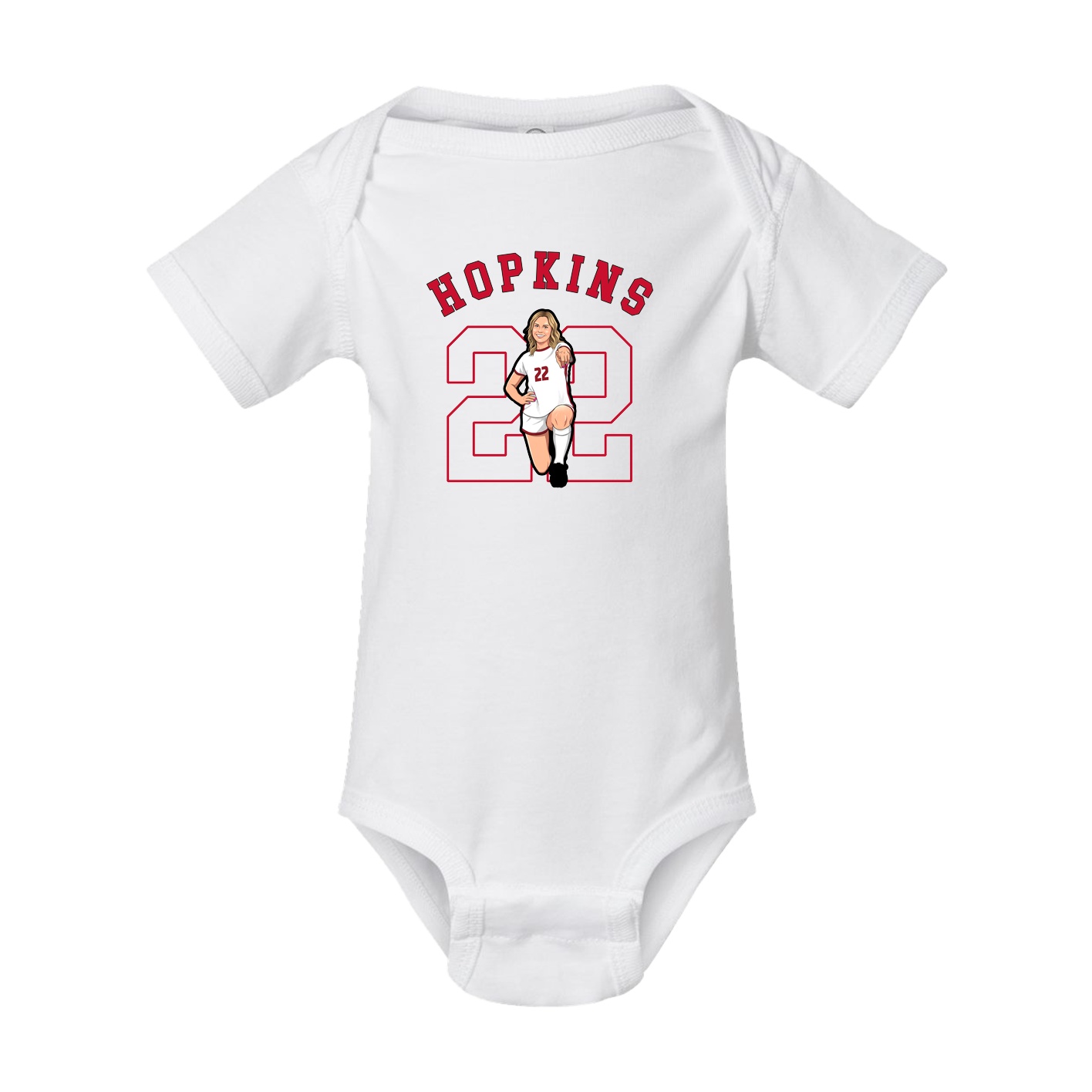 Baby Onesie — Shirsey Arch in White