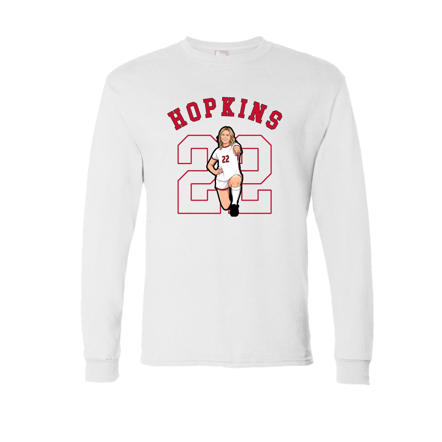Long Sleeve Tee — Shirsey Arch in White