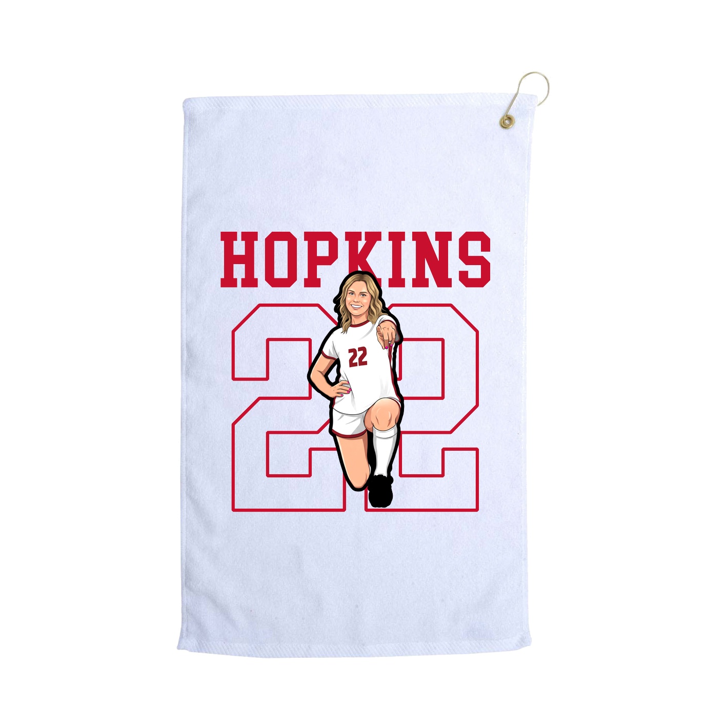 Golf Towel — Shirsey in White